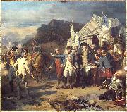 Auguste Couder Siege of Yorktown oil